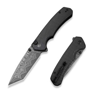 CIVIVI BRAZEN LINERLOCK DAMASCUS (C19059CDS1)