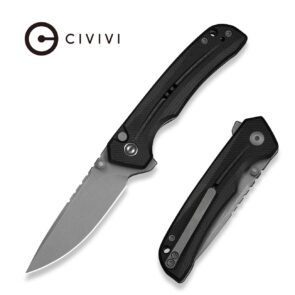 CIVIVI TARASK BUTTON LOCK BLACK G10 (CIVC25023C1)